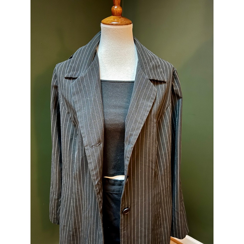 Monroe & Main Pinstripe Blazer Dress Coat Women's 18W - Picture 5 of 6